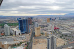 Utsikten &ouml;ver The Strip fr&aring;n The Stratosphere.