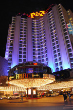 Plaza, Las Vegas i vacker kv&auml;llsskrud.