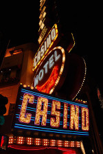 Bright light city - Las Vegas by night.