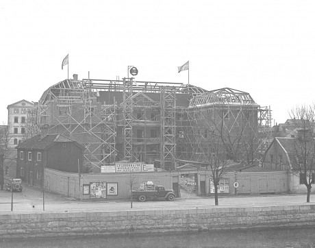 Museet bygger om &ndash; dock inte i den omfattning som bilden visar. Foto: L&auml;nsmuseet G&auml;vleborgs samlingar.