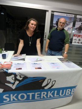 Lottie Hammarström och Per-Olov Enlund, Gävle Skoterklubb
