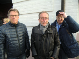Förre tränararen Per Ohlsson och ordförande Leif Lindstrand