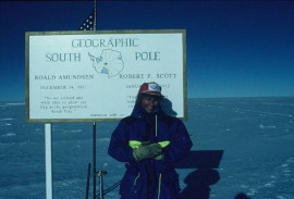 Cecilia Hed Malmström på Sydpolen