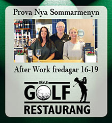 Golfrestaurangen sommarmeny